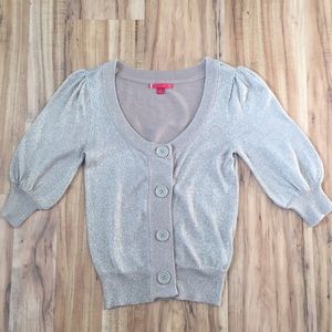 Sparkly Gold Cardigan